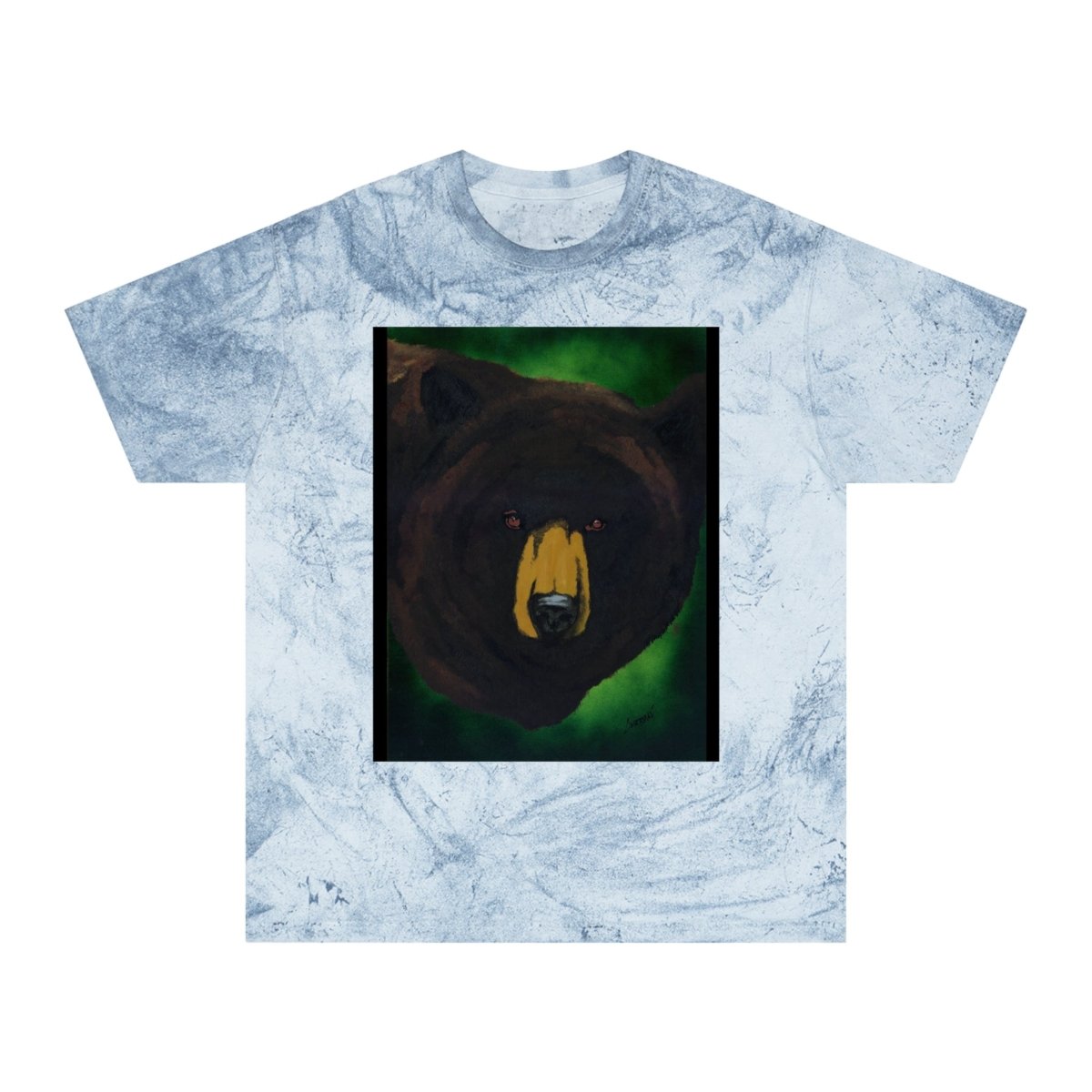 Brown Bear Unisex Color Blast T-Shirt – Nature - Inspired Art for Wildlife Lovers - Curran Artworks