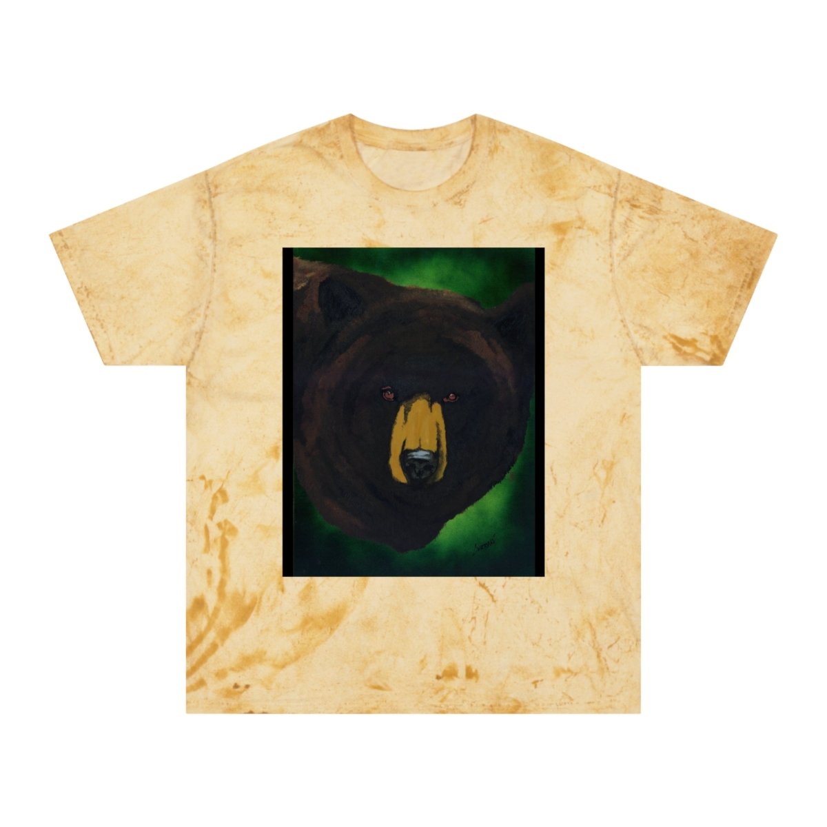 Brown Bear Unisex Color Blast T-Shirt – Nature - Inspired Art for Wildlife Lovers - Curran Artworks