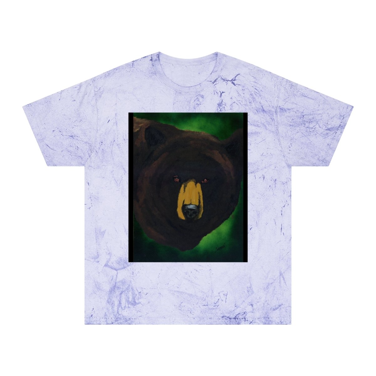 Brown Bear Unisex Color Blast T-Shirt – Nature - Inspired Art for Wildlife Lovers - Curran Artworks