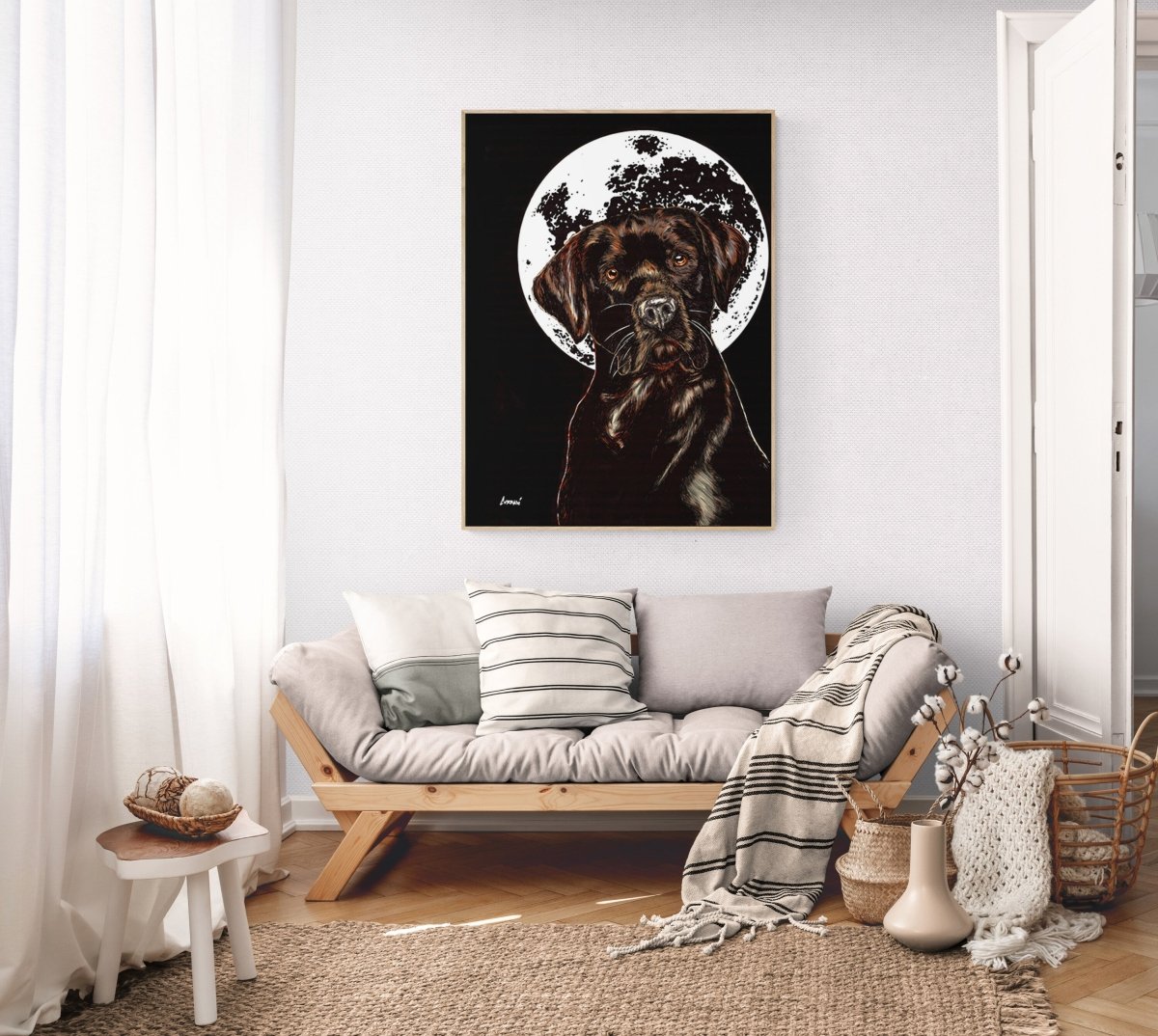 Chocolate Lab Digital Download - Curran Artworks