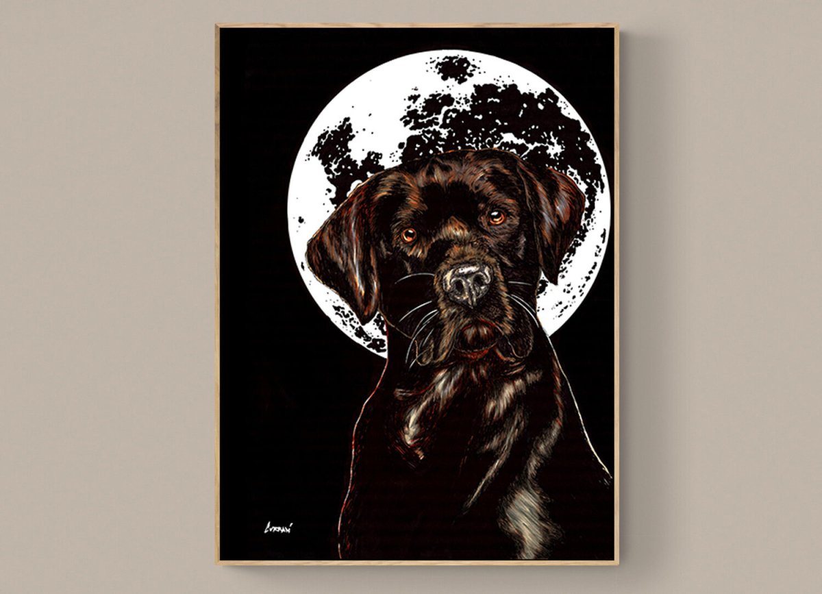 Chocolate Lab Digital Download - Curran Artworks