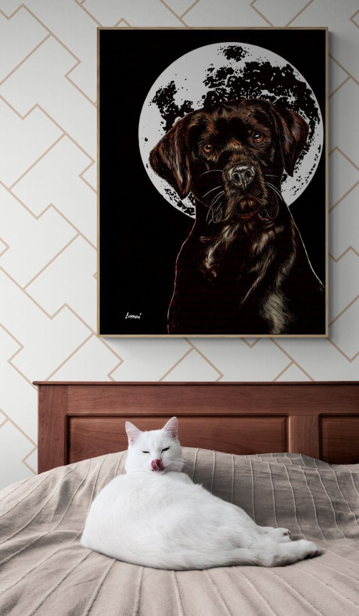 Chocolate Lab Digital Download - Curran Artworks