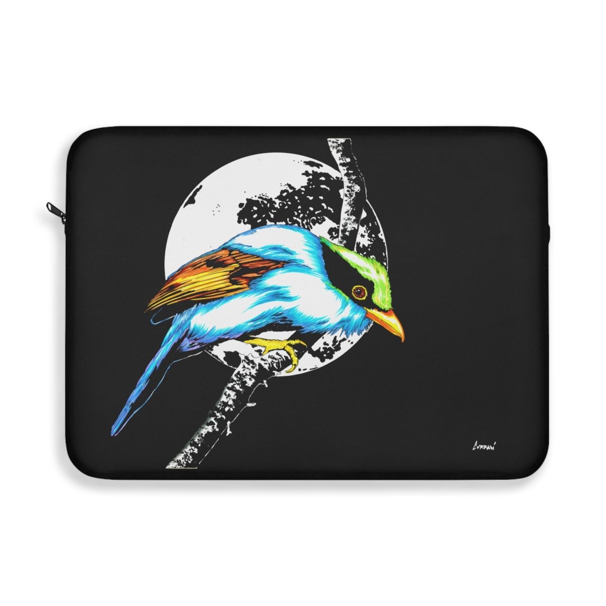 Colorful Bird Laptop Sleeve - Artistic Design for Nature Lovers - Curran Artworks