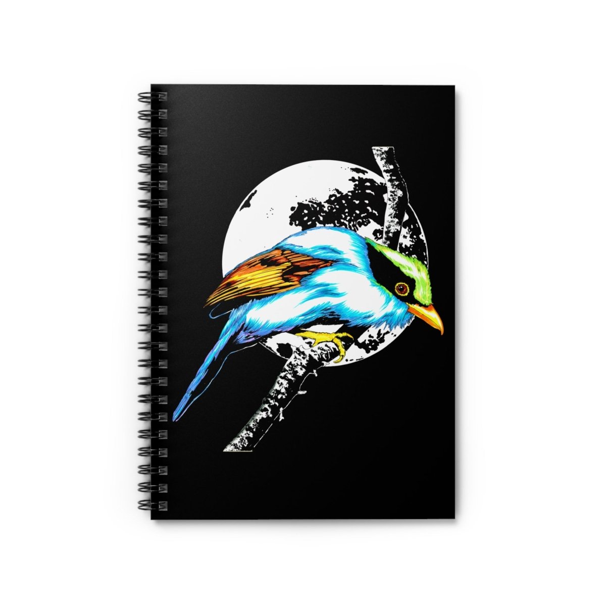 Colorful Bird Spiral Notebook - Perfect for Nature Lovers & Creative Minds - Curran Artworks