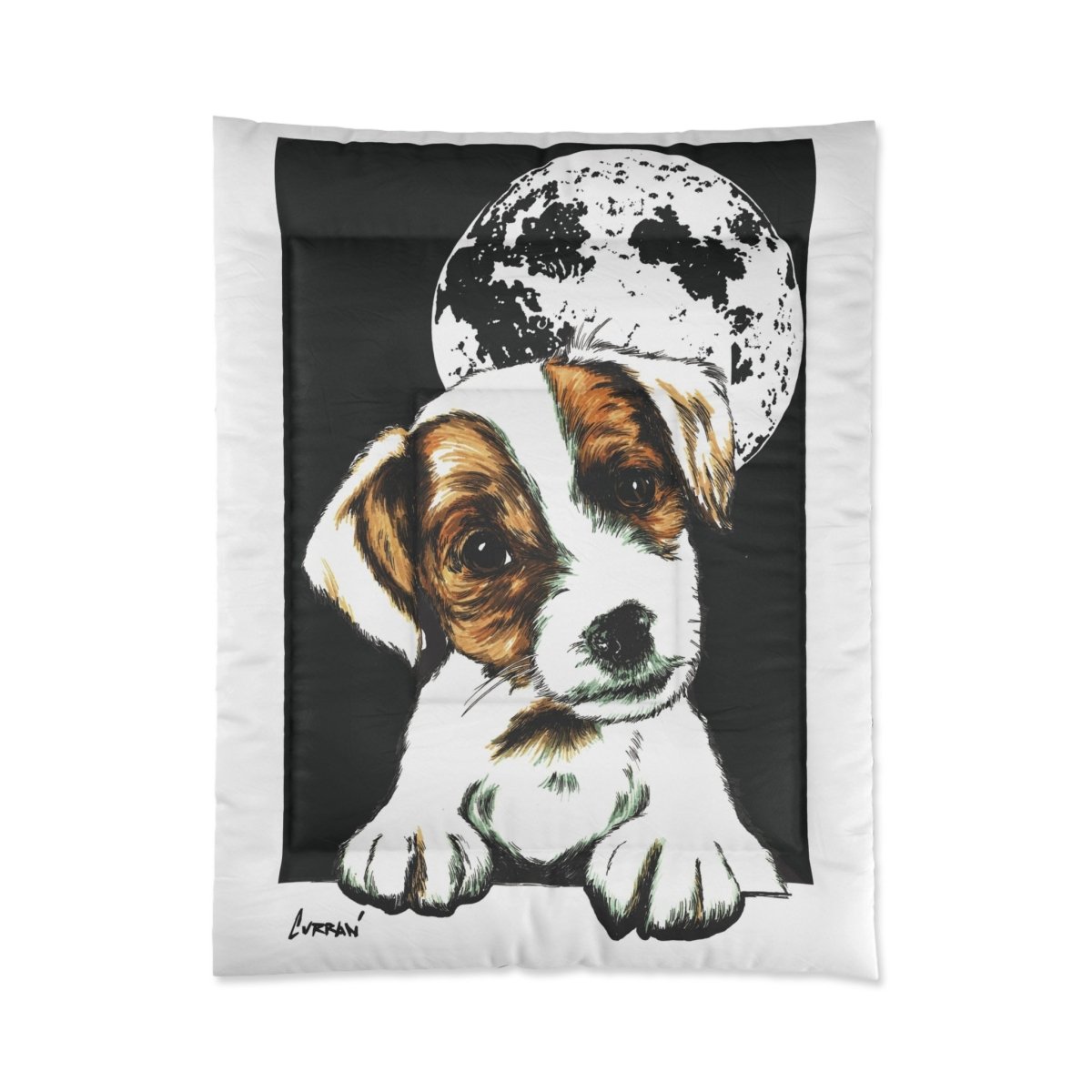 Cozy Dog Print Comforter - Perfect for Pet Lovers & Animal Enthusiasts - Curran Artworks