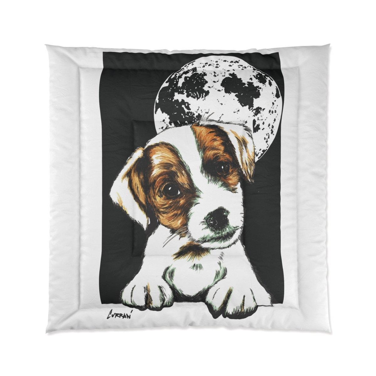 Cozy Dog Print Comforter - Perfect for Pet Lovers & Animal Enthusiasts - Curran Artworks