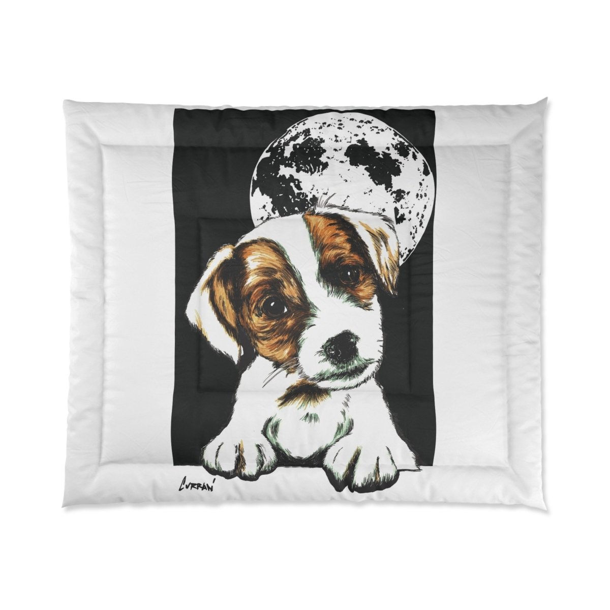 Cozy Dog Print Comforter - Perfect for Pet Lovers & Animal Enthusiasts - Curran Artworks