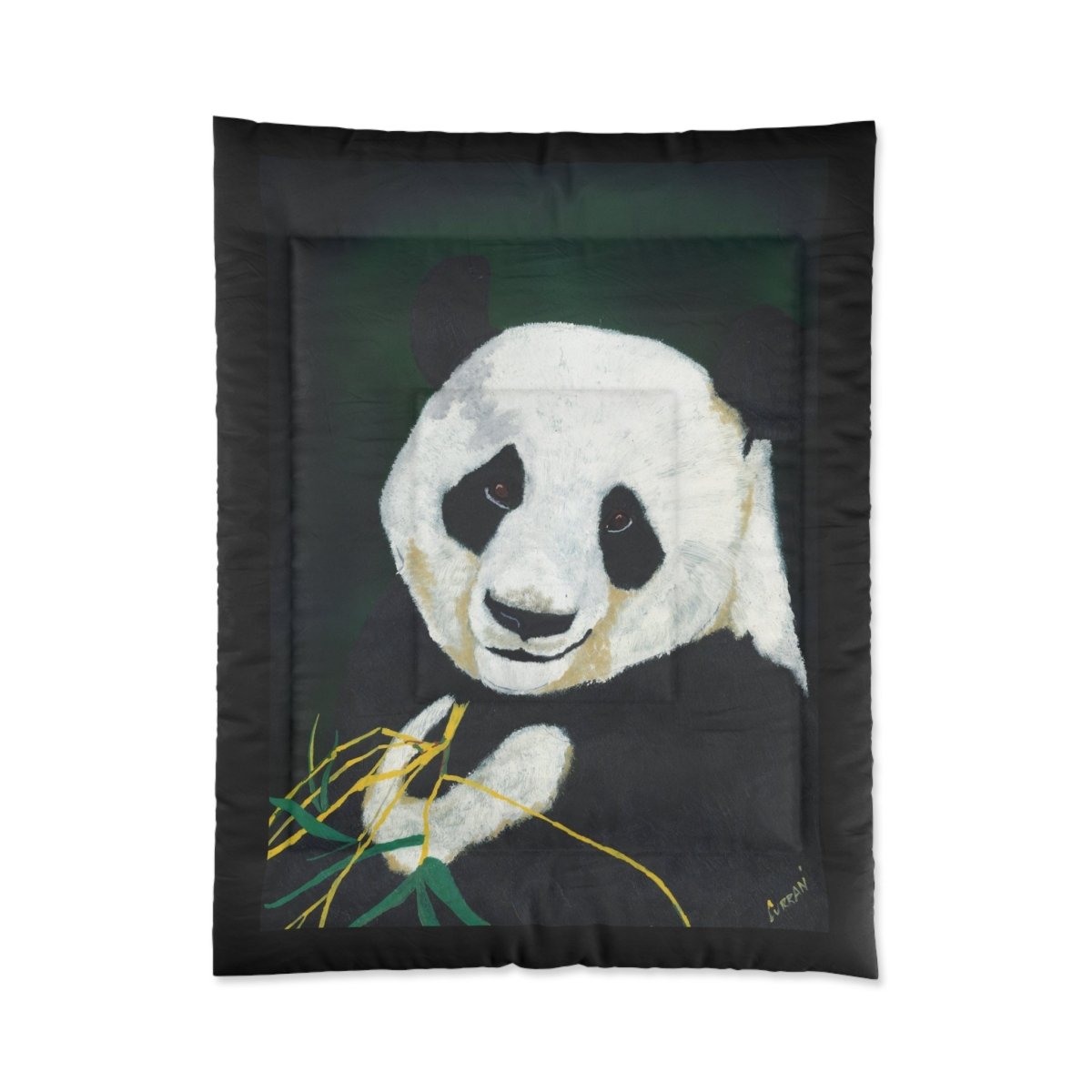 Cozy Panda Comforter - Soft & Stylish Bedding for Animal Lovers - Curran Artworks