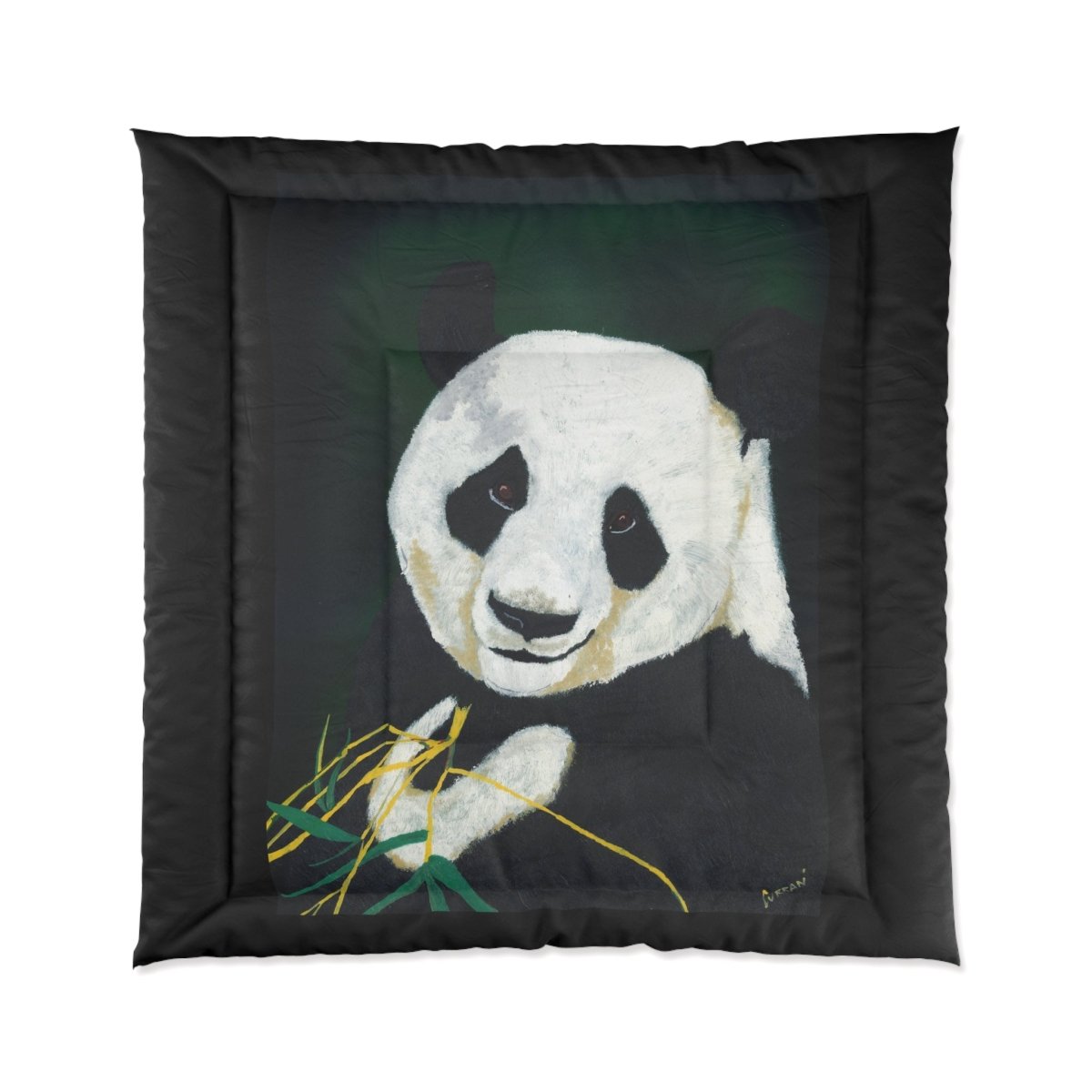 Cozy Panda Comforter - Soft & Stylish Bedding for Animal Lovers - Curran Artworks