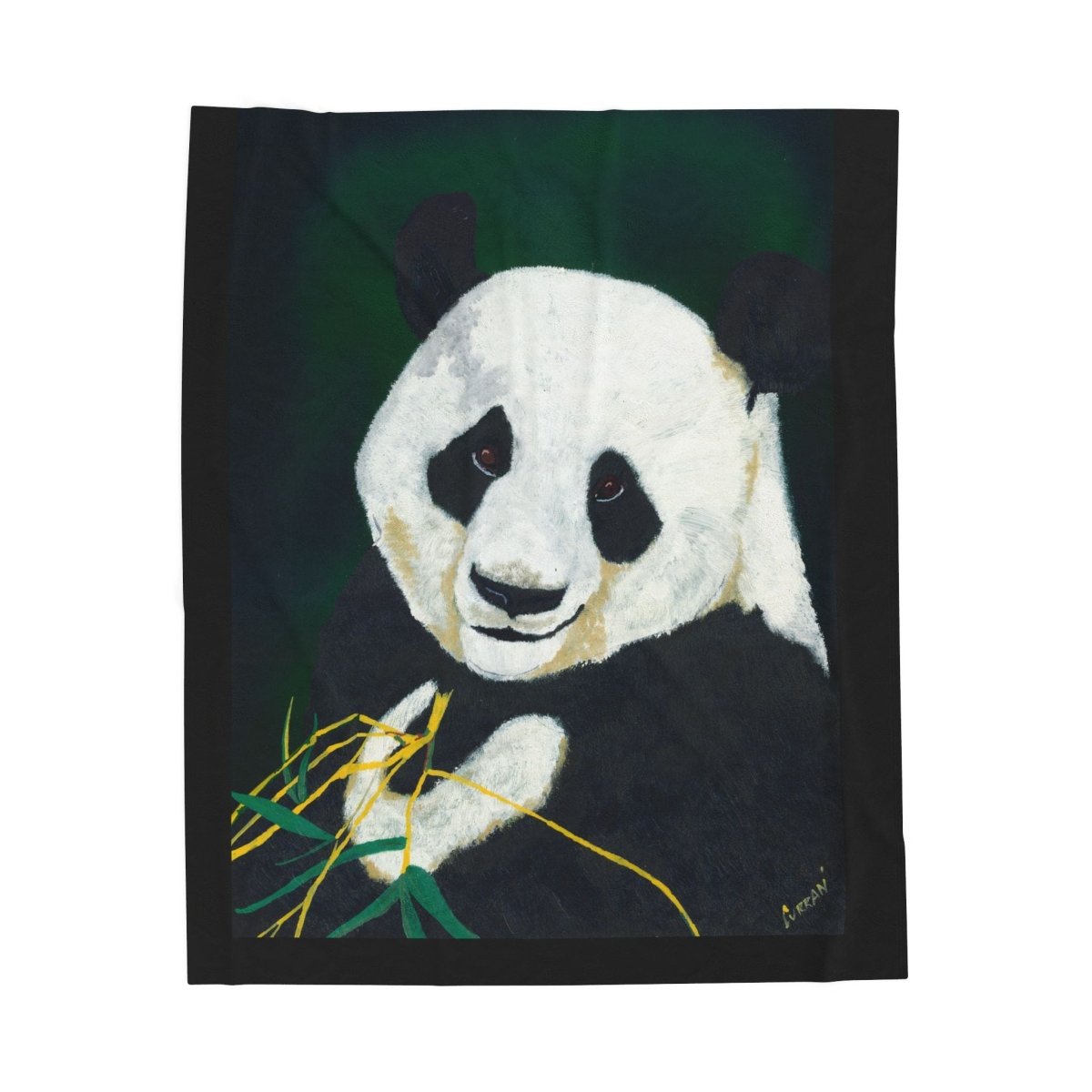 Cozy Panda Velveteen Plush Blanket - Perfect for Animal Lovers - Curran Artworks