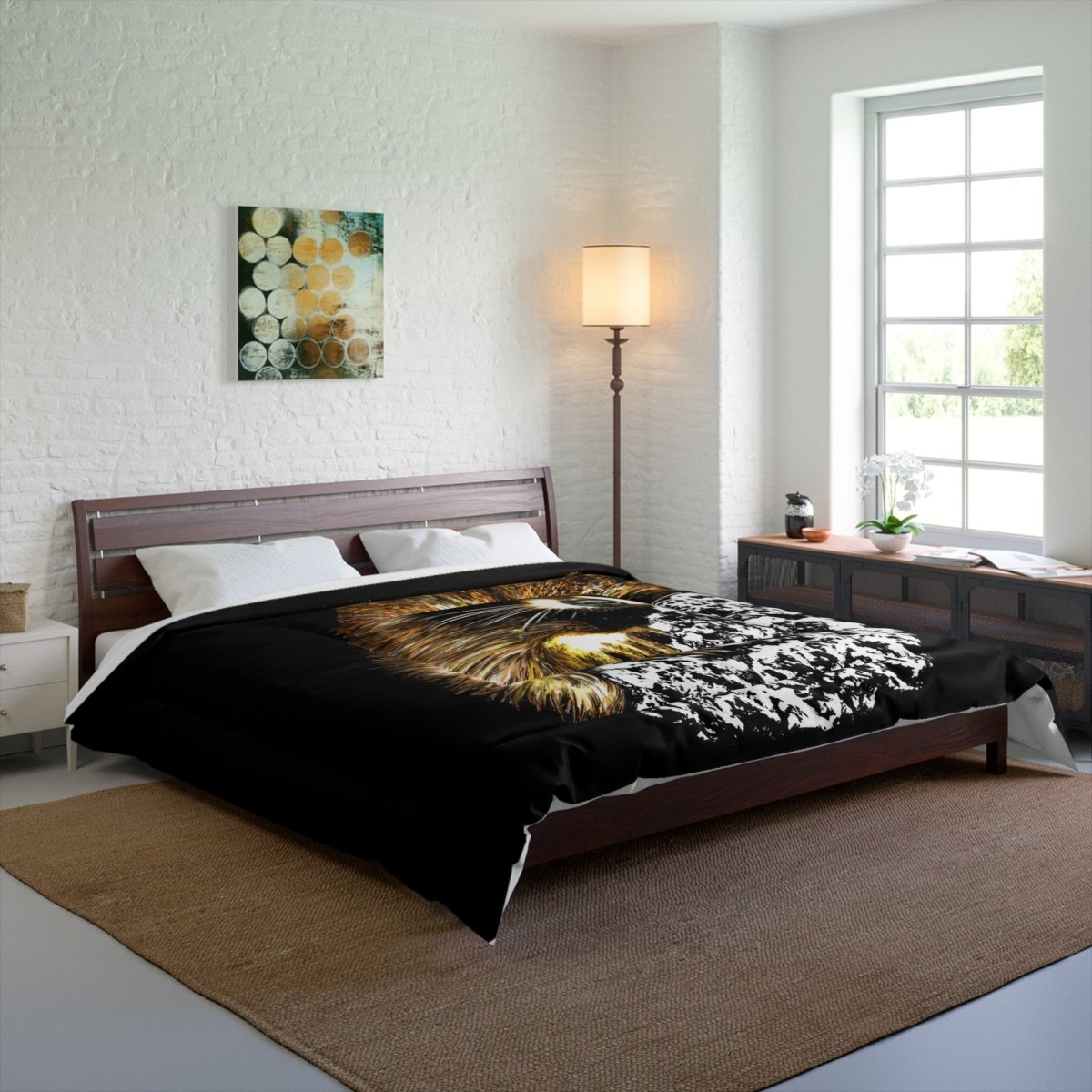 Cozy Raccoon Comforter | Wildlife - Inspired Bedding for Animal Lovers - Curran Artworks