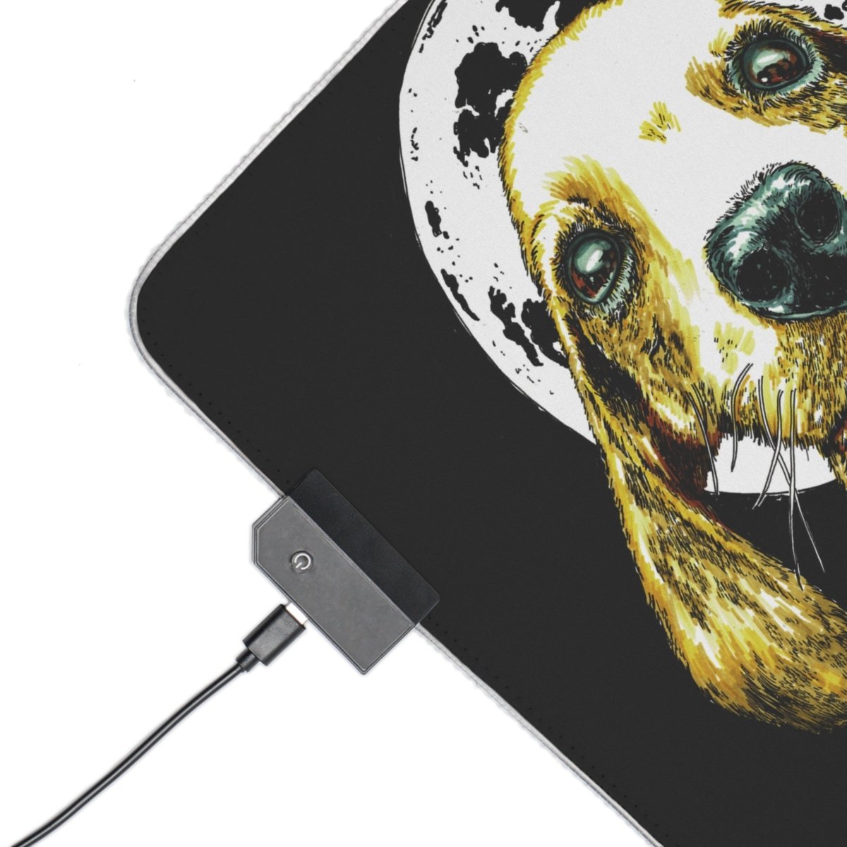 Cute Puppy LED Gaming Mouse Pad - Perfect for Pet Lovers and Gamers - Curran Artworks