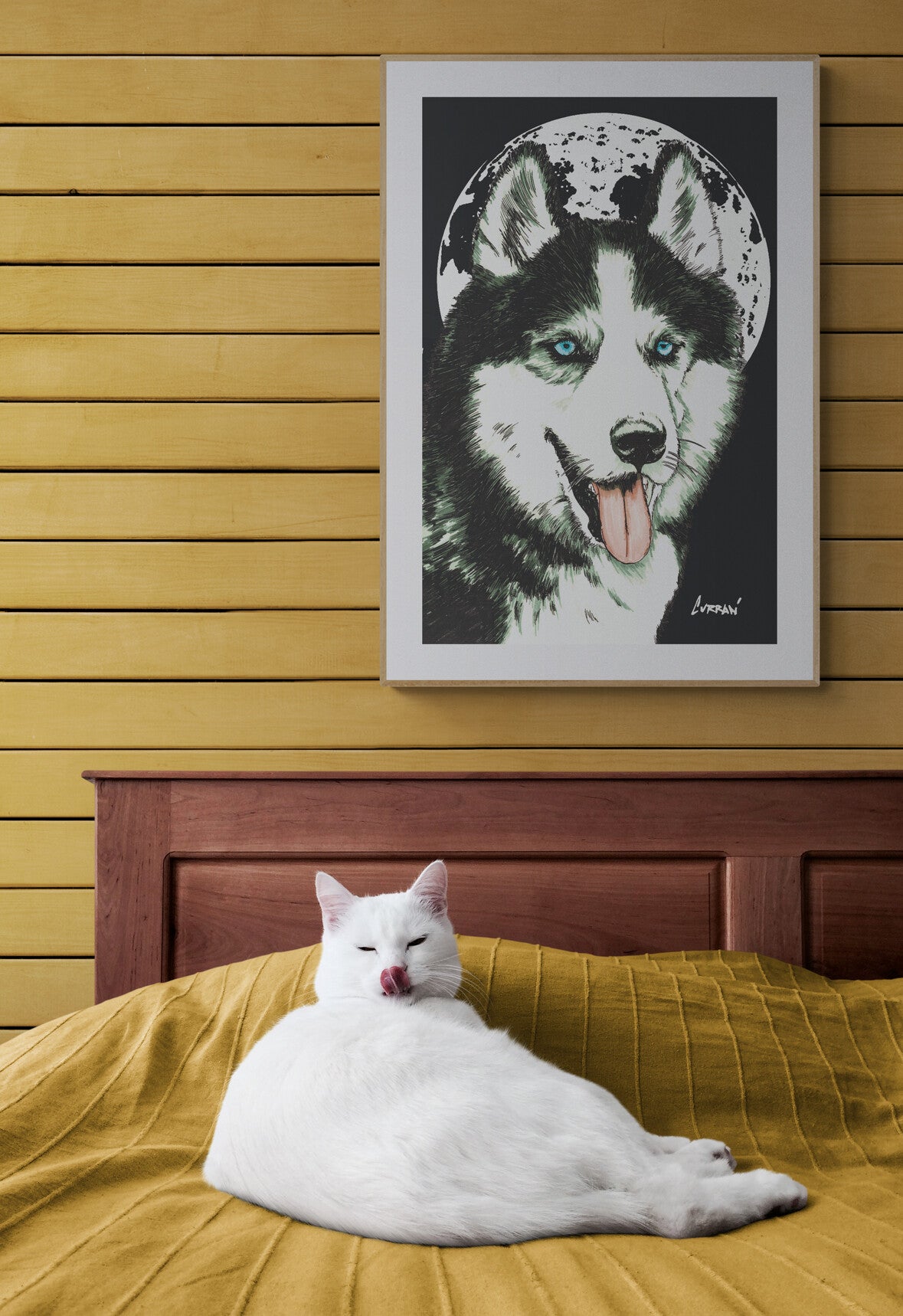 Siberian Husky Wall Art Poster