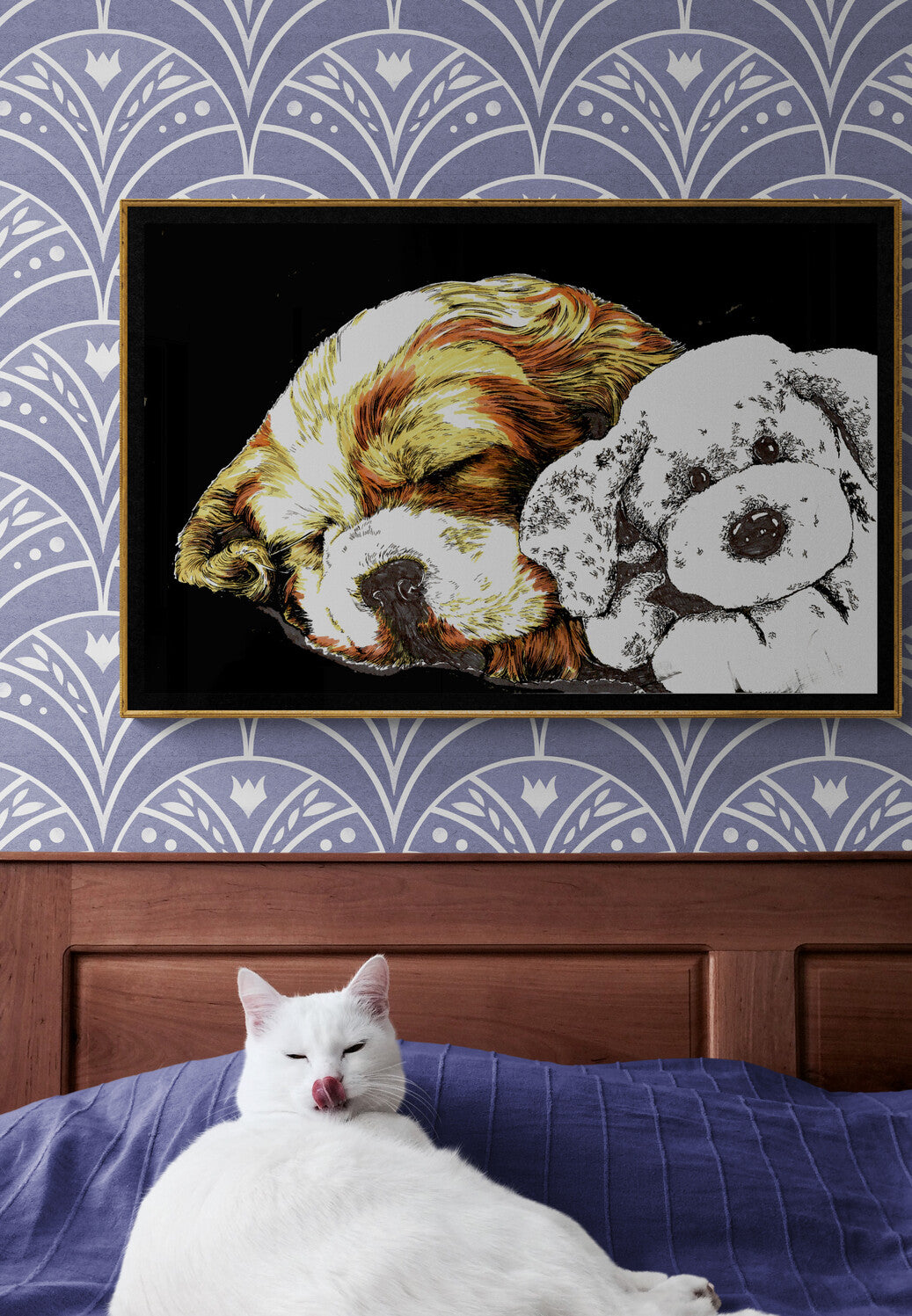 King Charles Cocker Spaniel Wall Art Poster