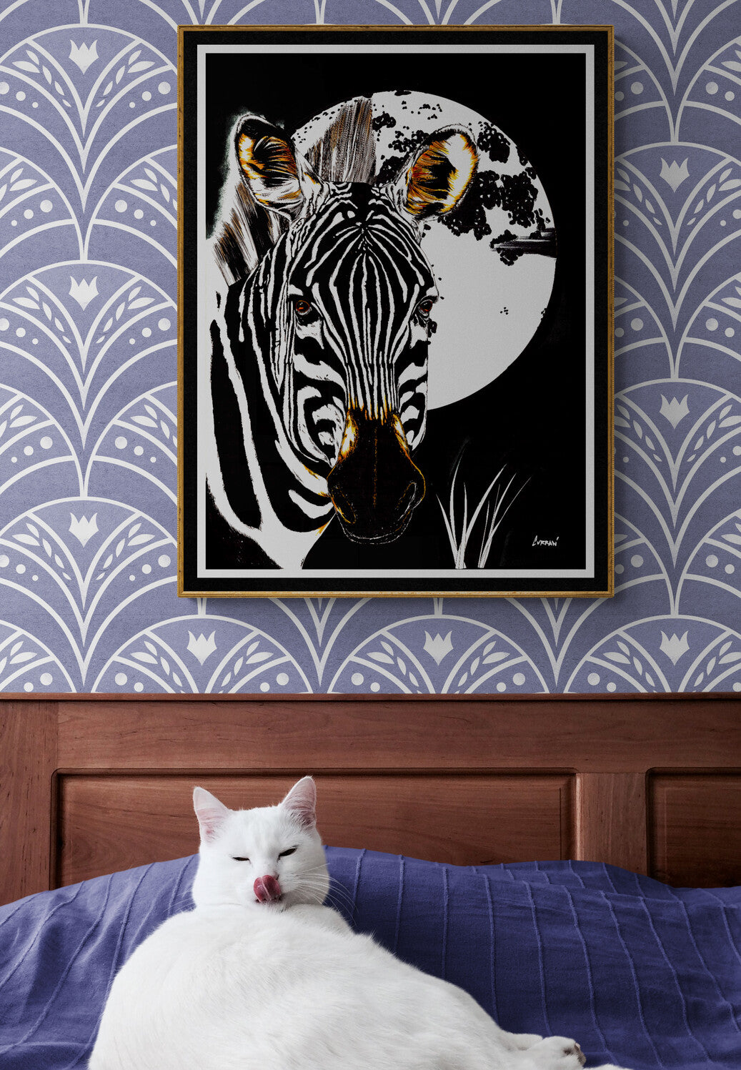 Zebra Wall Art Poster