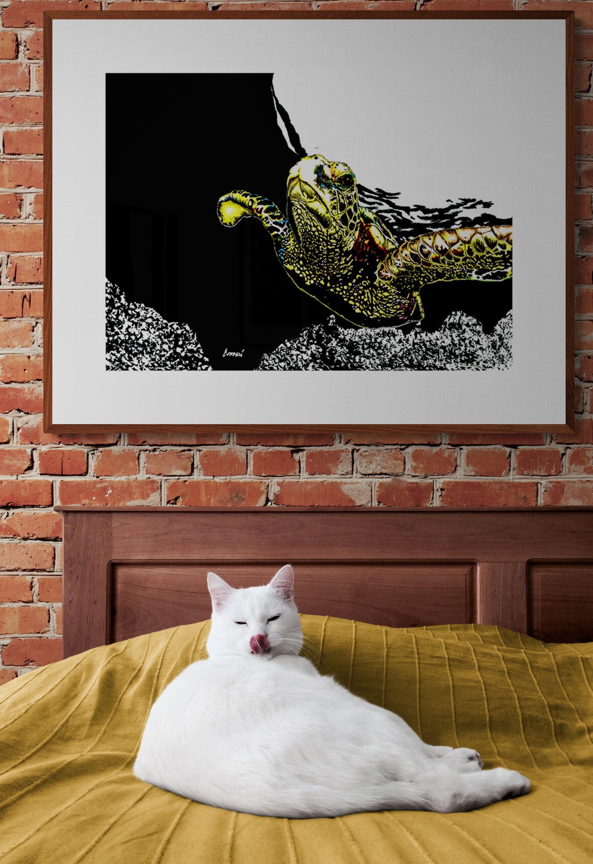 Sea Turtle Wall Art Poster