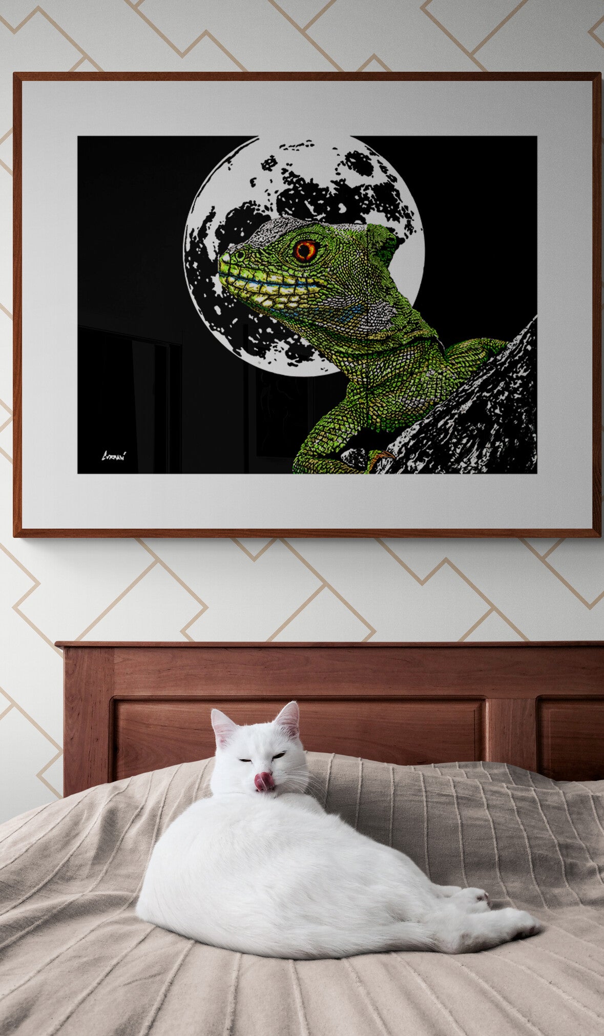Lizard Wall Art Poster