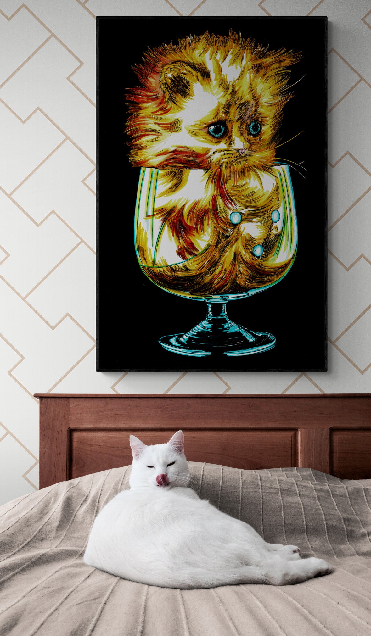 Kitten Wall Art Poster