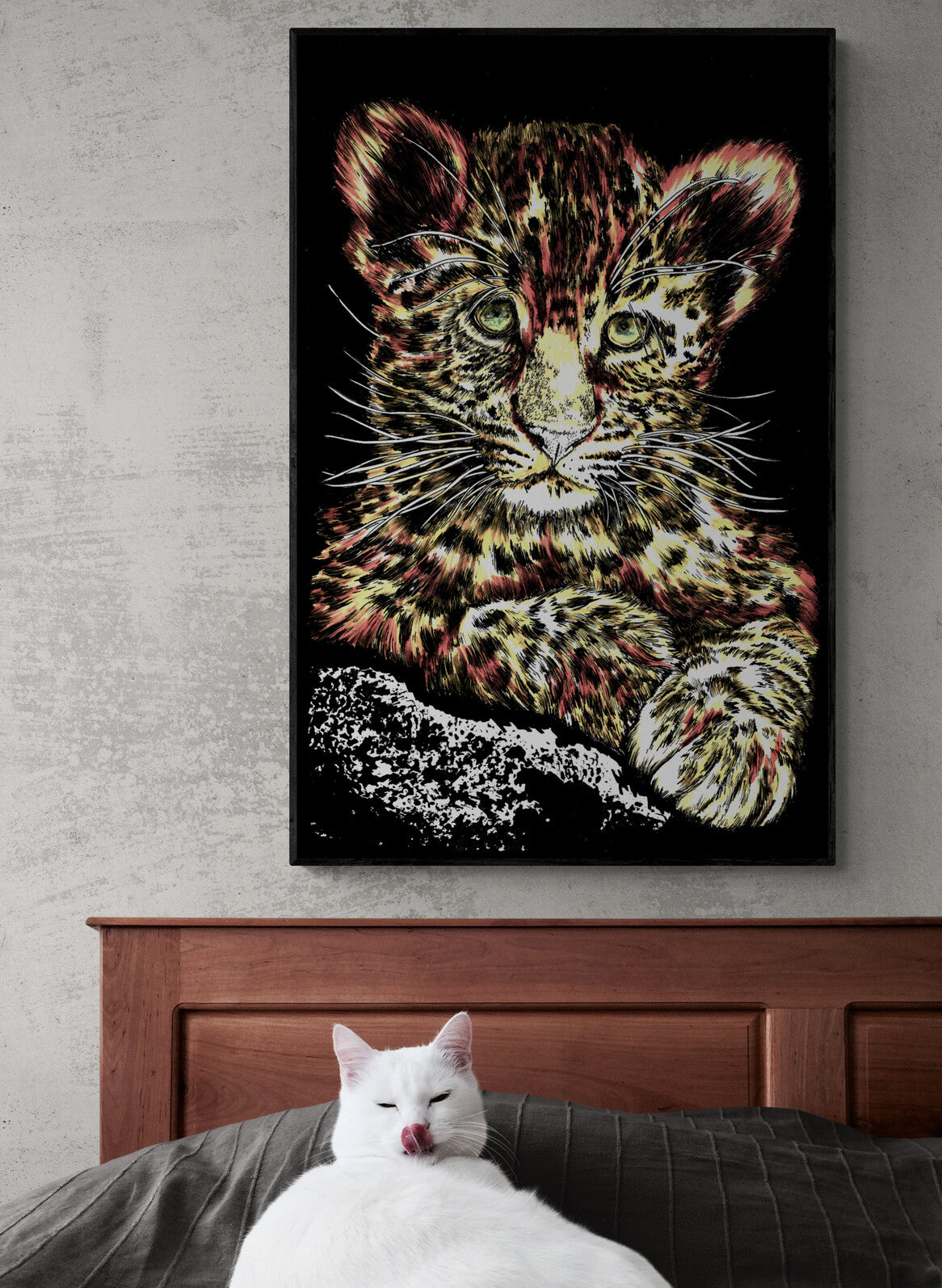 Leopard Wall Art Poster