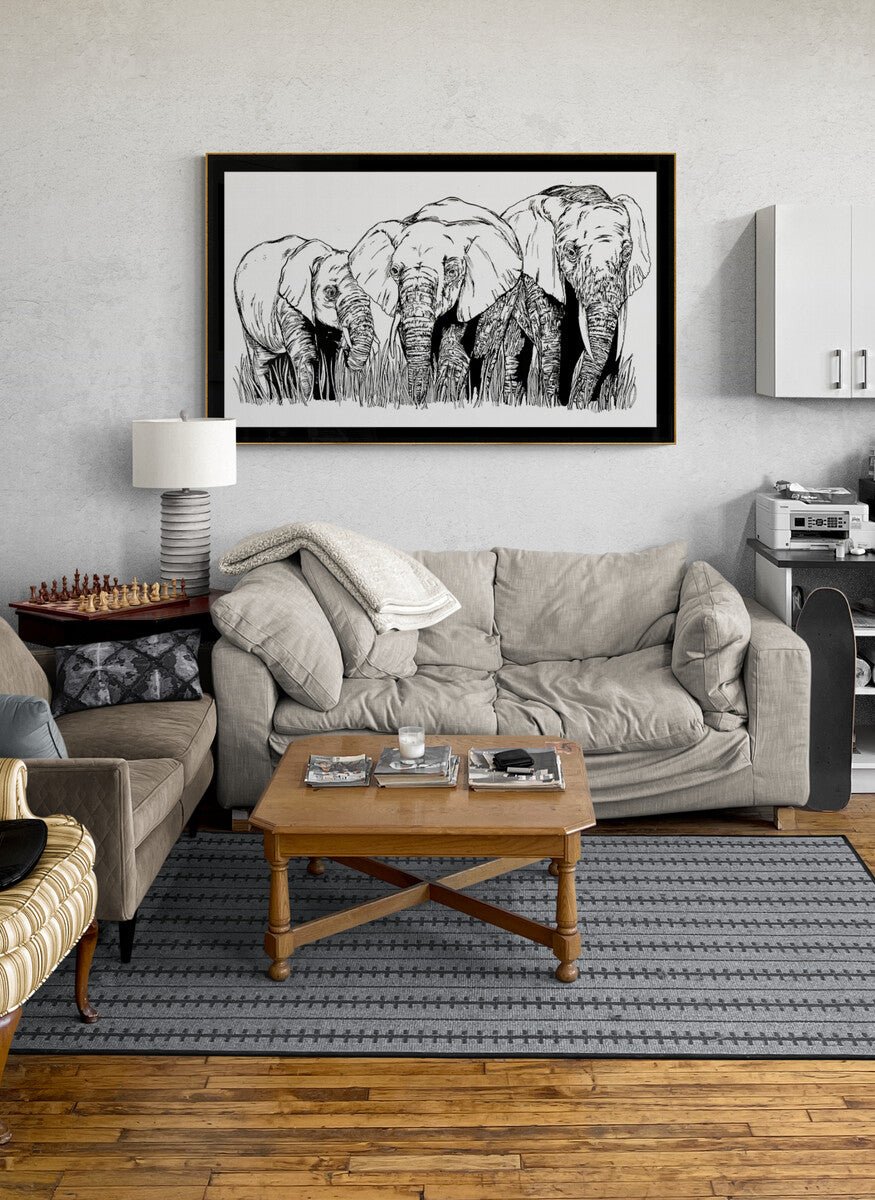 Elephant Family 1 Digital Download - Curran Artworks