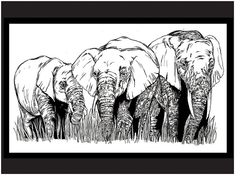 Elephant Family 1 Digital Download - Curran Artworks