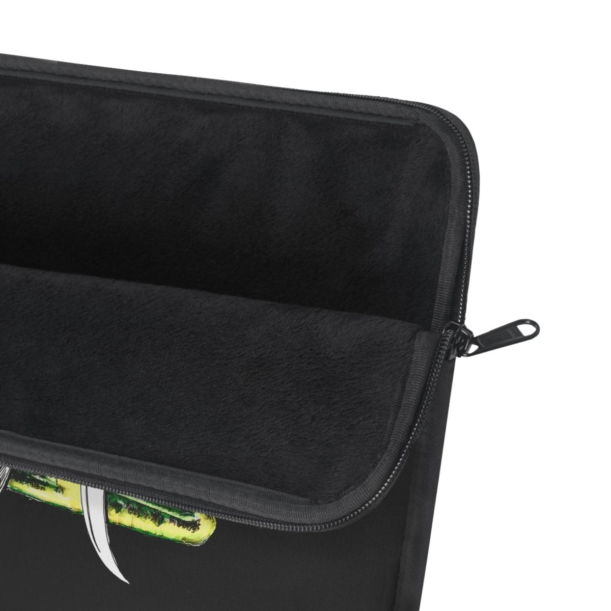 Frog Art Laptop Sleeve - Eco - Friendly Green Frog Design - Curran Artworks