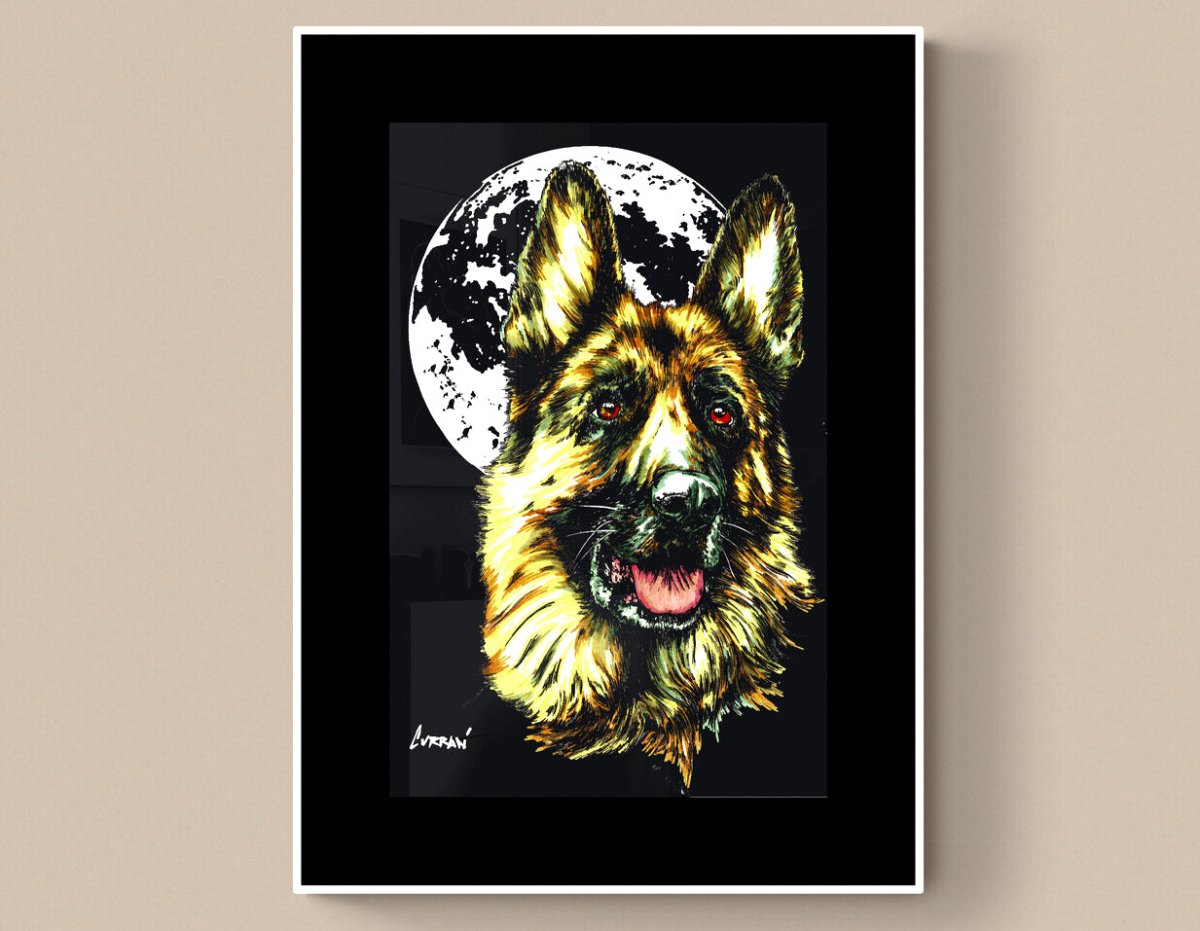 German Sheppard Digital Download - Curran Artworks