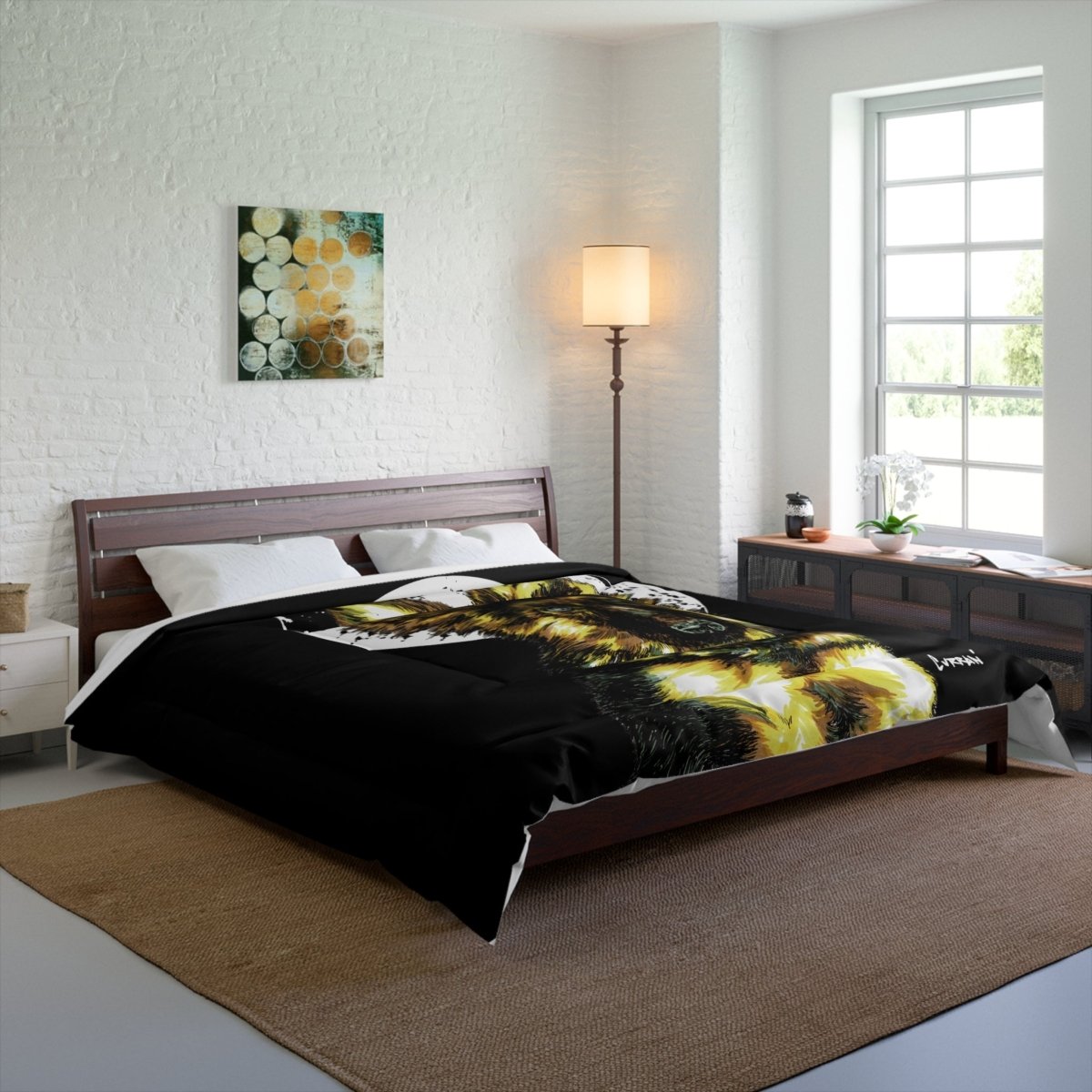 German Sheppard - Inspired Comforter | Cozy, Artistic Bedding for Dog Lovers - Curran Artworks