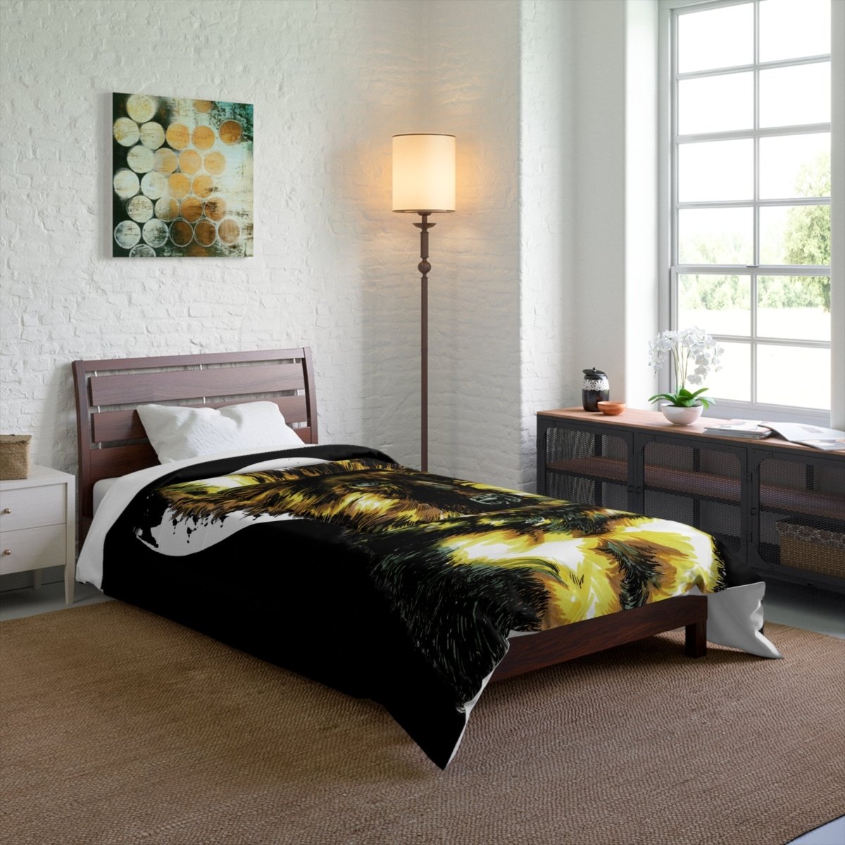 German Sheppard - Inspired Comforter | Cozy, Artistic Bedding for Dog Lovers - Curran Artworks