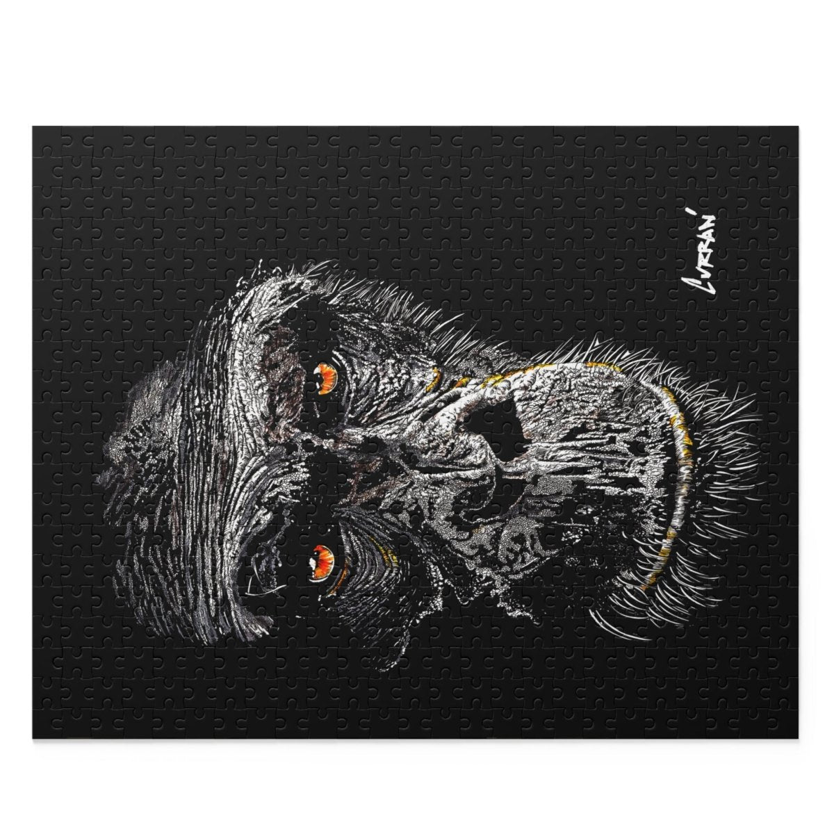 Gorilla Art Puzzle for Adults – 120, 252, 500 - Piece Options - Curran Artworks