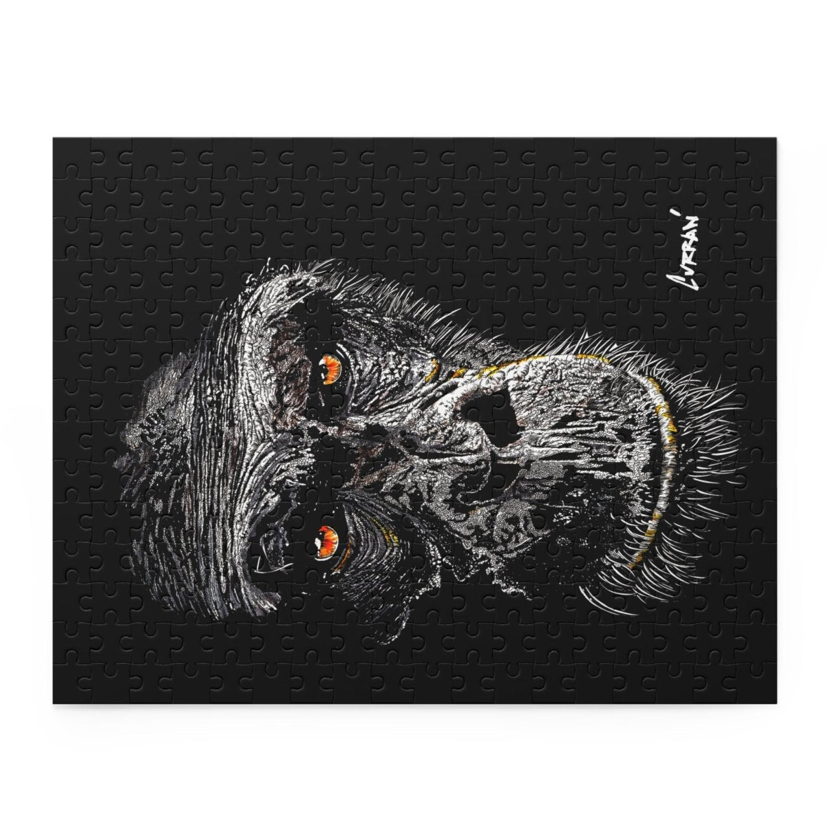 Gorilla Art Puzzle for Adults – 120, 252, 500 - Piece Options - Curran Artworks