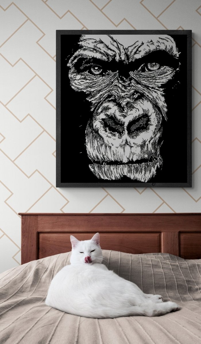 Gorilla Face 1 Digital Download - Curran Artworks