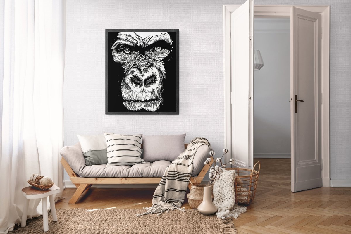 Gorilla Face 1 Digital Download - Curran Artworks