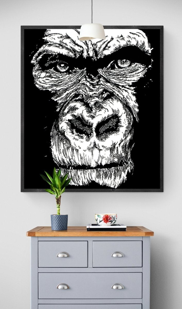 Gorilla Face 1 Digital Download - Curran Artworks