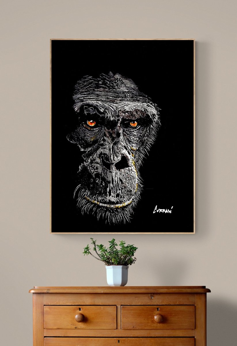 Gorilla Face 2 Digital Download - Curran Artworks