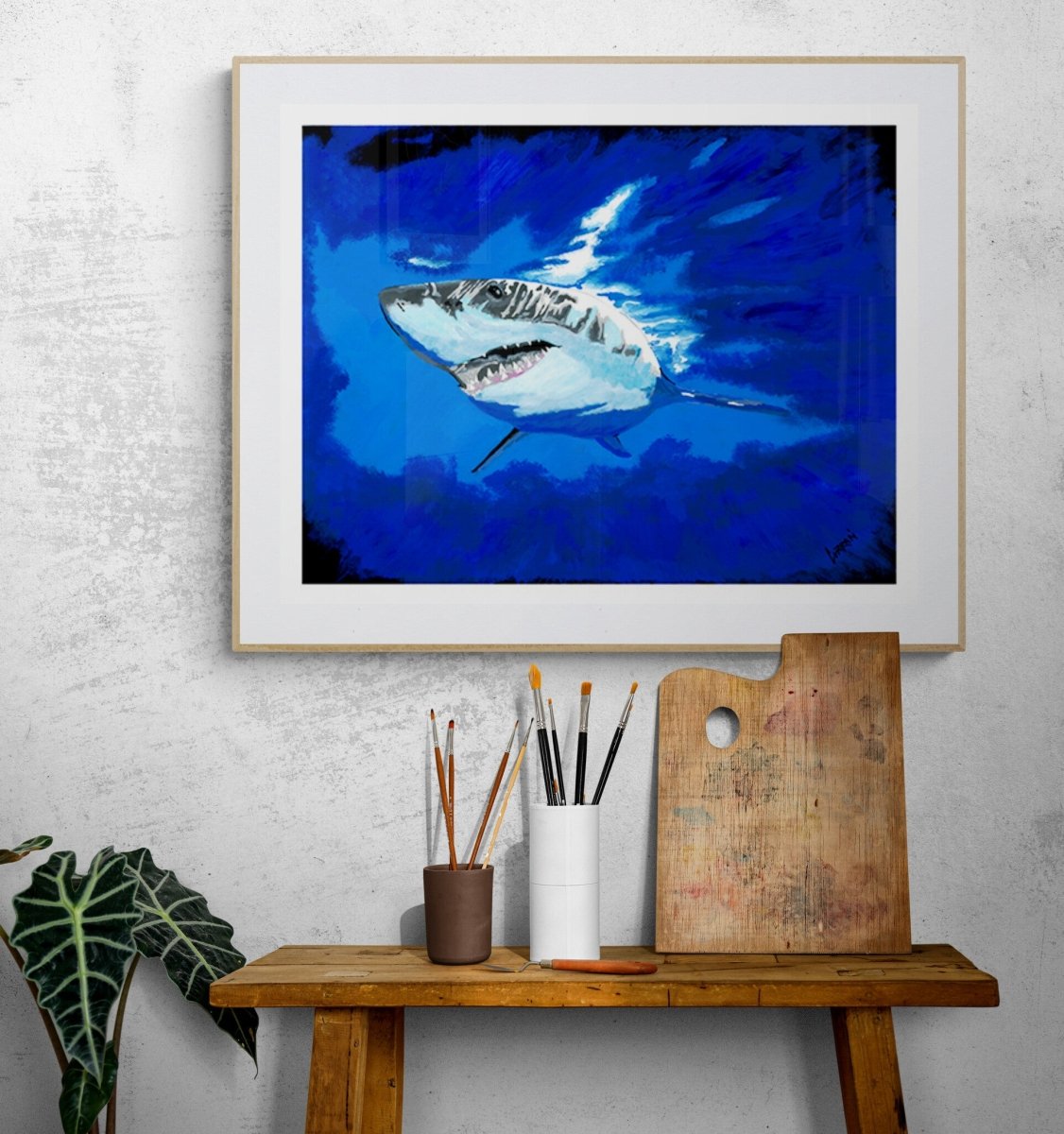 Great White Shark Digital Download - Curran Artworks