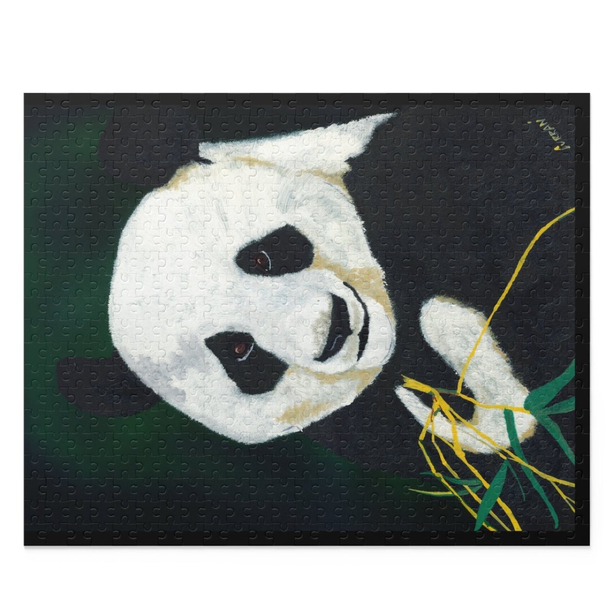 Hand Painted Panda Design - 120 & 500 - Piece Options - Curran Artworks