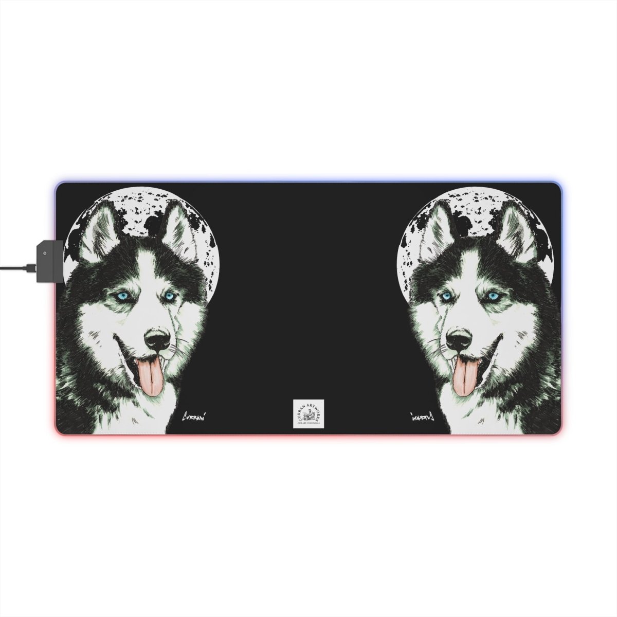 Husky LED Gaming Mouse Pad - Stylish and Functional for Gamers - Curran Artworks