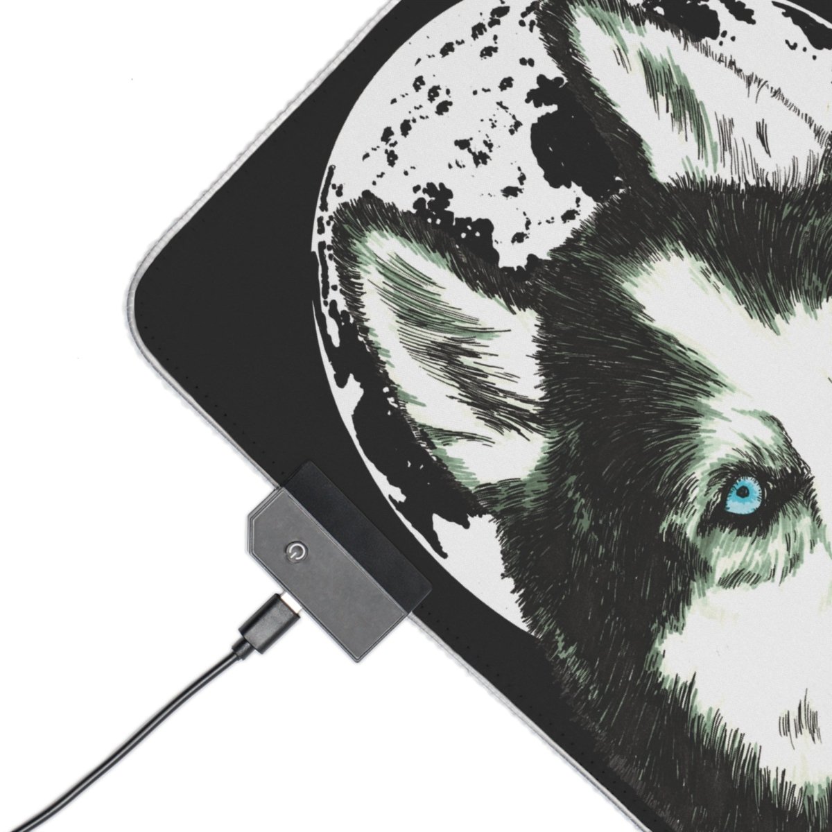 Husky LED Gaming Mouse Pad - Stylish and Functional for Gamers - Curran Artworks