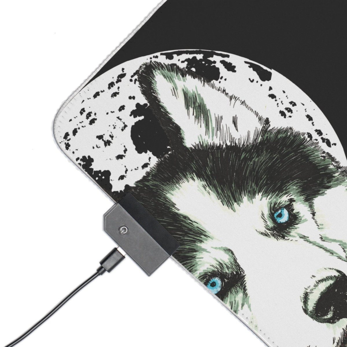 Husky LED Gaming Mouse Pad - Stylish and Functional for Gamers - Curran Artworks