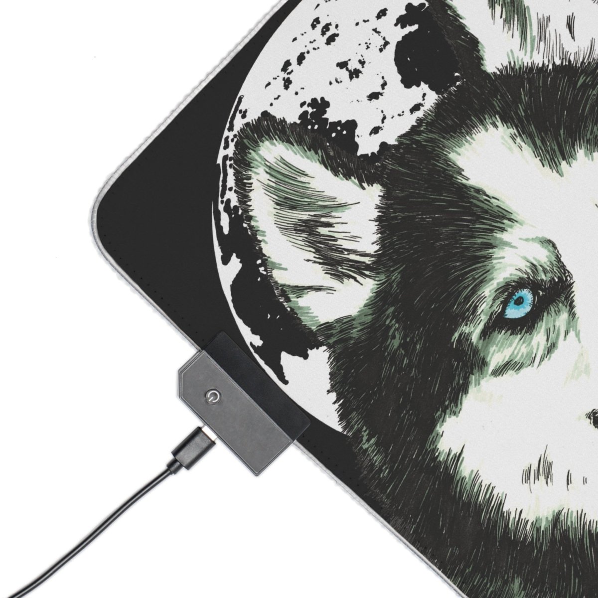 Husky LED Gaming Mouse Pad - Stylish and Functional for Gamers - Curran Artworks