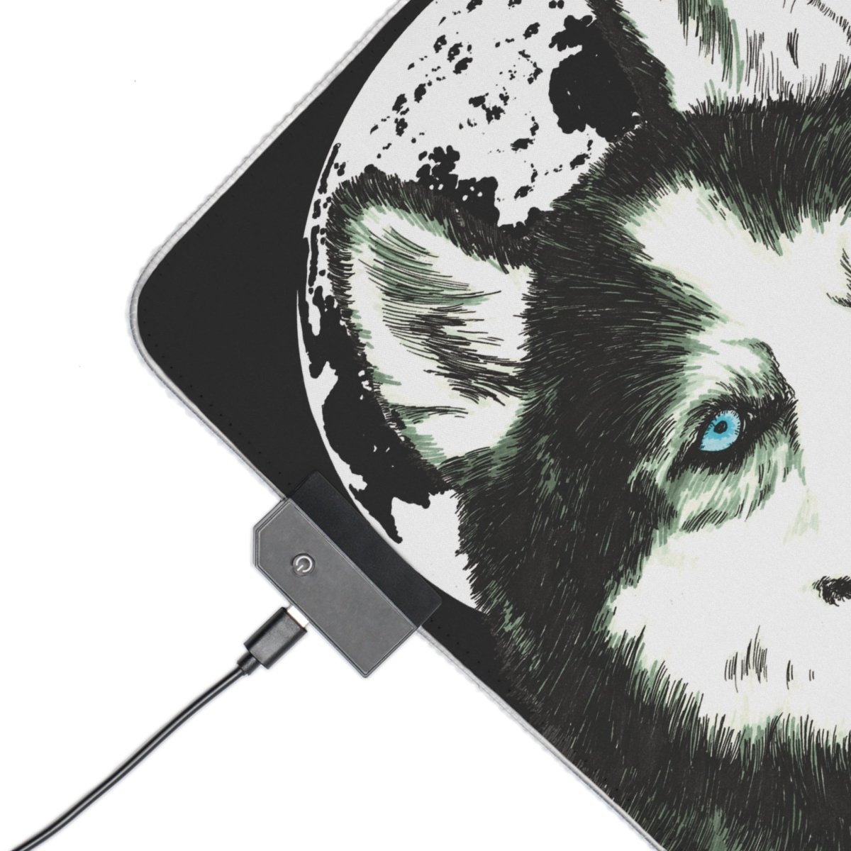 Husky LED Gaming Mouse Pad - Stylish and Functional for Gamers - Curran Artworks