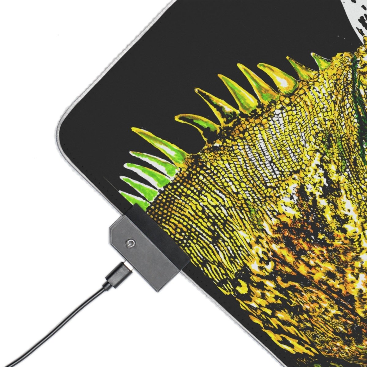 Iguana LED Gaming Mouse Pad - Enhance Your Setup with Unique Design - Curran Artworks