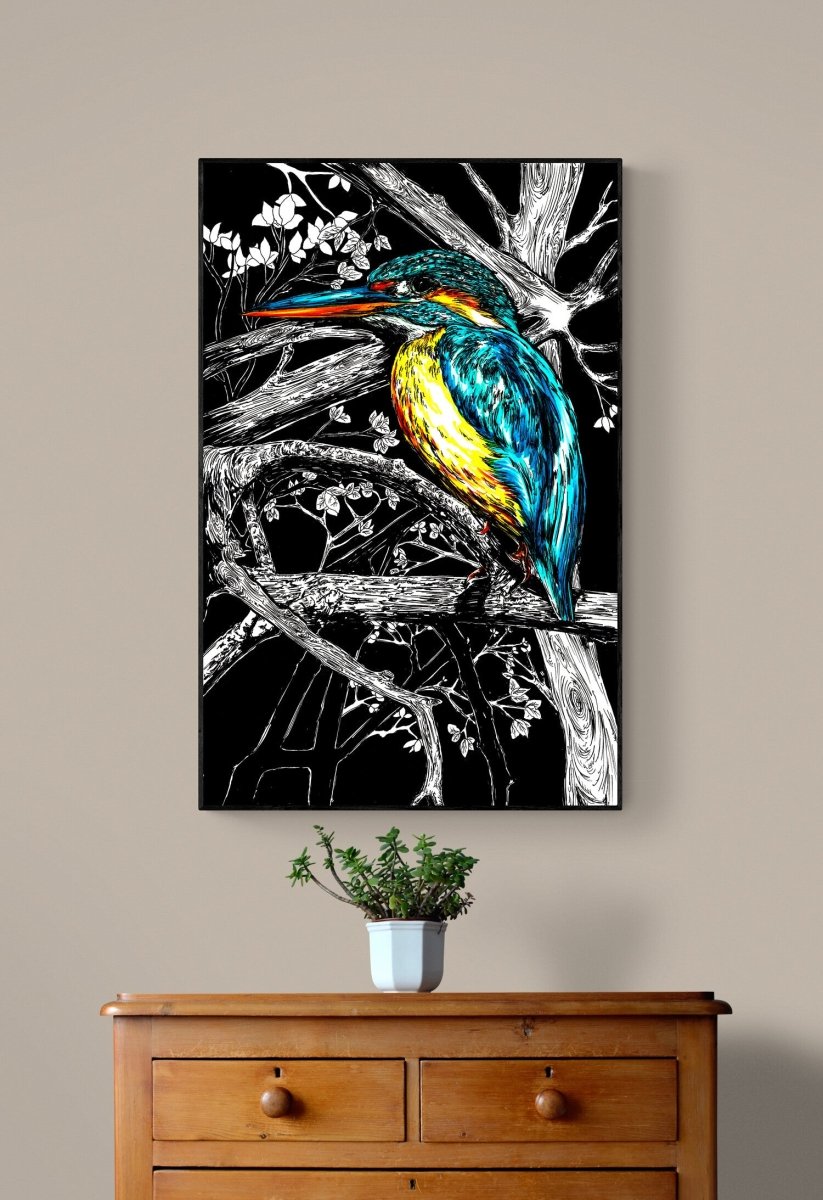 Kingfisher Digital Download - Curran Artworks