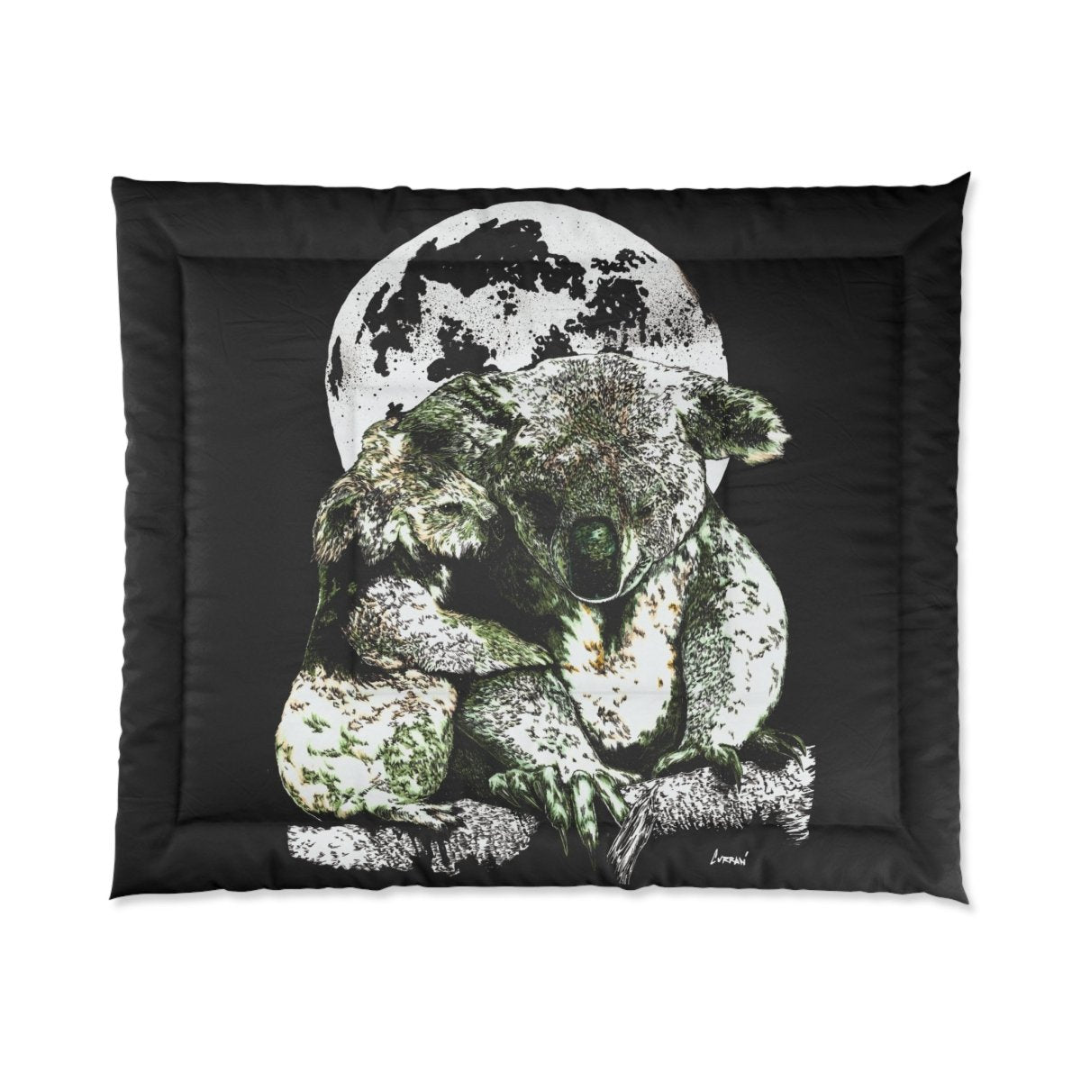 Koala Cuddle Comforter - Cozy Bedding for Animal Lovers - Curran Artworks