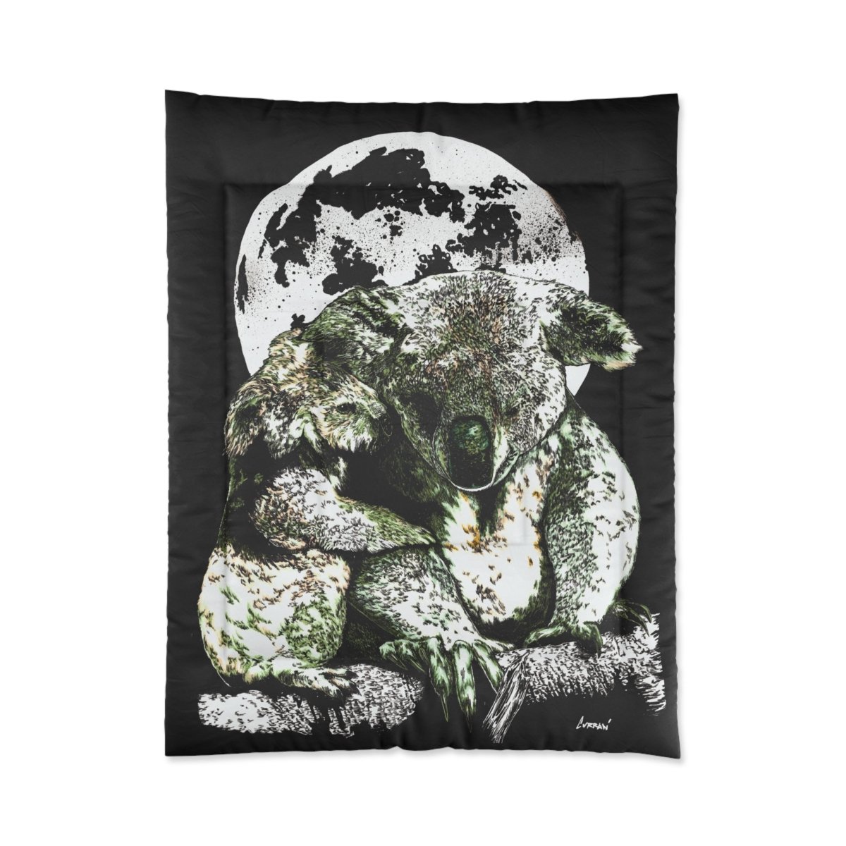 Koala Cuddle Comforter - Cozy Bedding for Animal Lovers - Curran Artworks