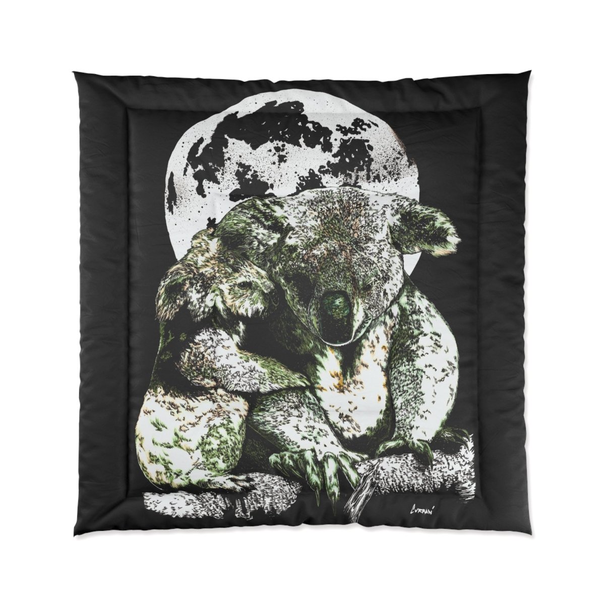 Koala Cuddle Comforter - Cozy Bedding for Animal Lovers - Curran Artworks