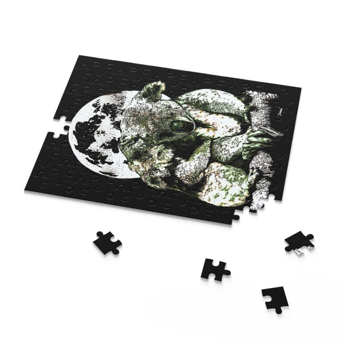 Koala Love Puzzle - 120, 252, 500 - Piece - Perfect for Fun and Nature Lovers - Curran Artworks