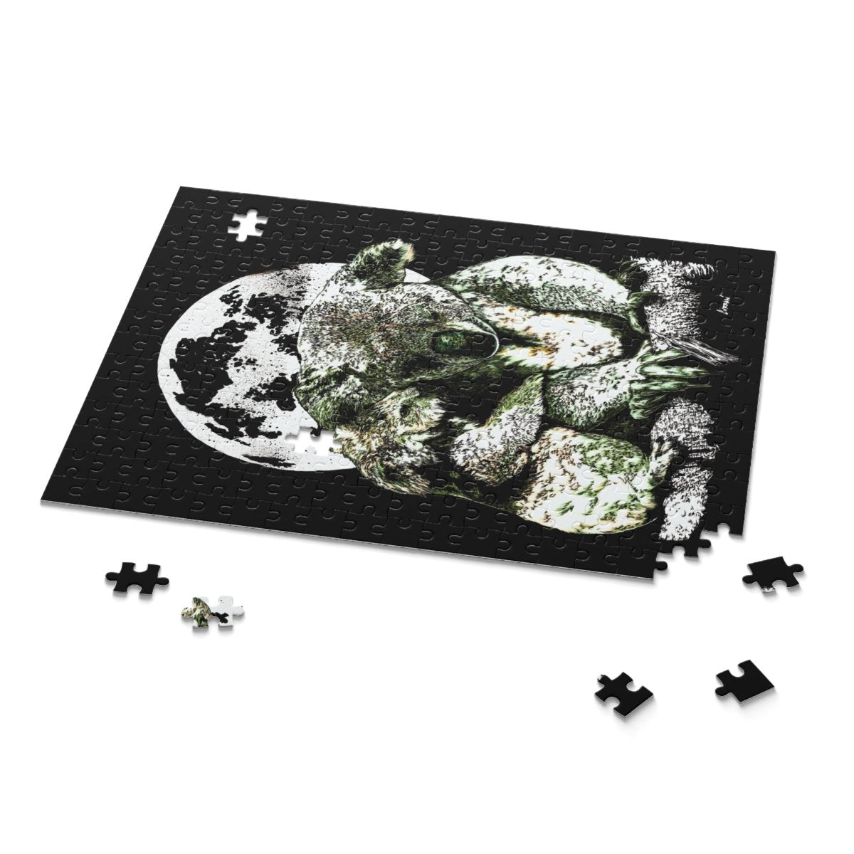 Koala Love Puzzle - 120, 252, 500 - Piece - Perfect for Fun and Nature Lovers - Curran Artworks