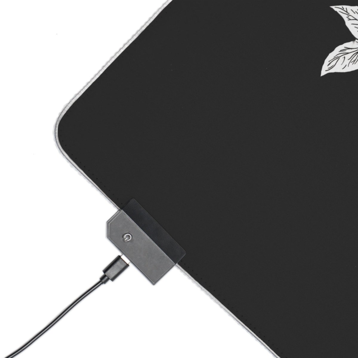 LED Gaming Mouse Pad with a Lizard Design - Perfect for Gamers & Eco - Lovers - Curran Artworks